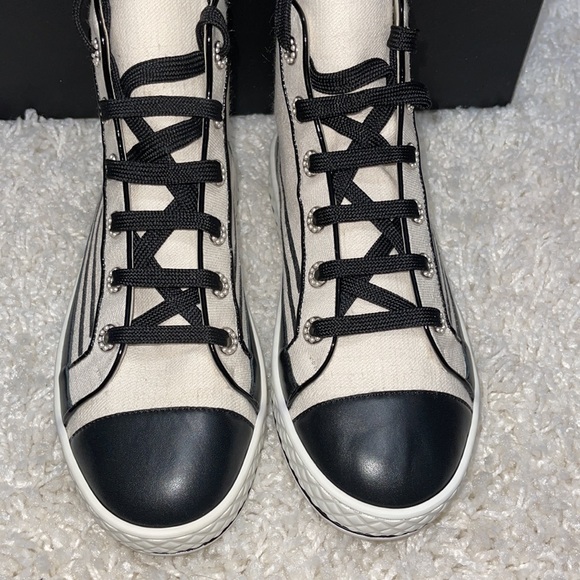CHANEL 19C High Top Cruise Sneakers 36.5 - Picture 5 of 9